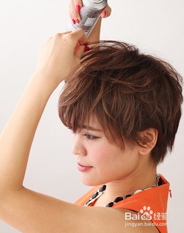 短发发型扎法教程