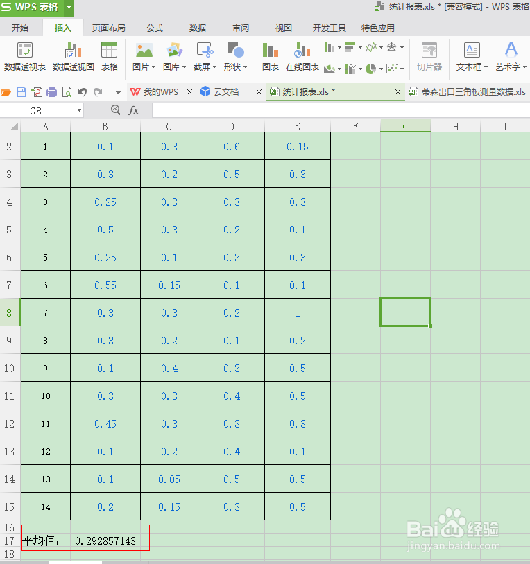 浅析Excel函数之求平均值