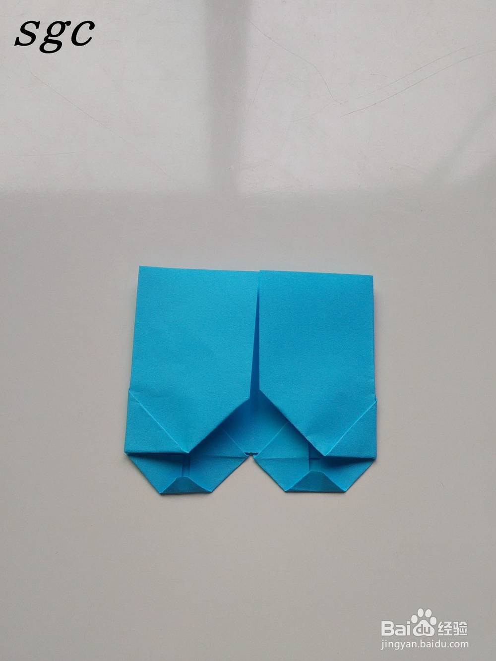 折纸教程——心形书签的折法