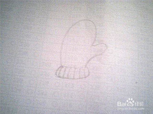 简笔画手套的画法