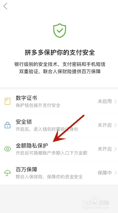 拼多多在哪给多多钱包进行金额隐私保护
