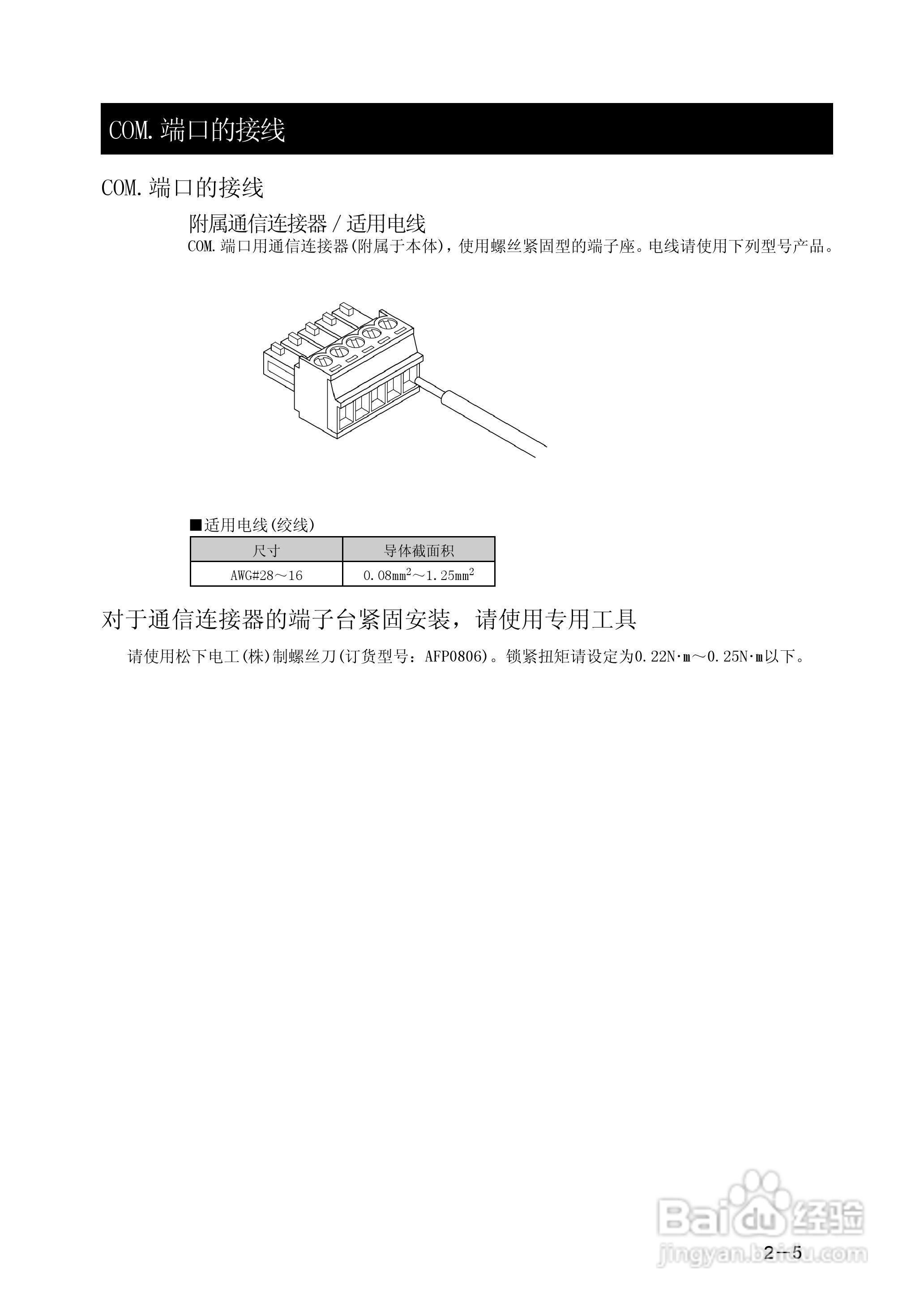 Panasonic GT01 可编程智能操作面板说明书:[3]