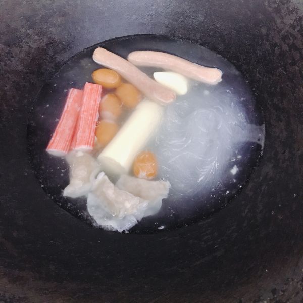 快手肉丸粉丝汤