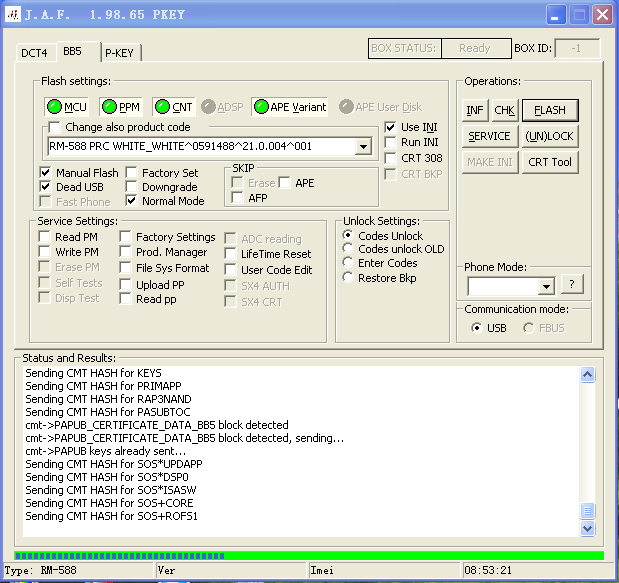 赛班手机jaf强刷教程