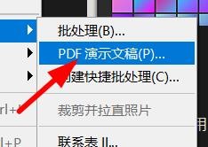 PS中PDF演示文稿储存为多页面文档
