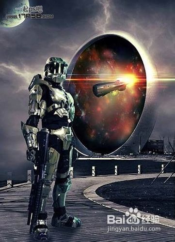 ps教程-生命之环photoshop合成