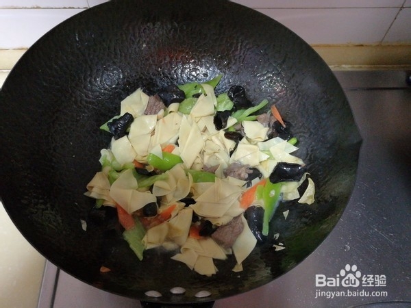 牛肉炒干豆腐的烹饪方法