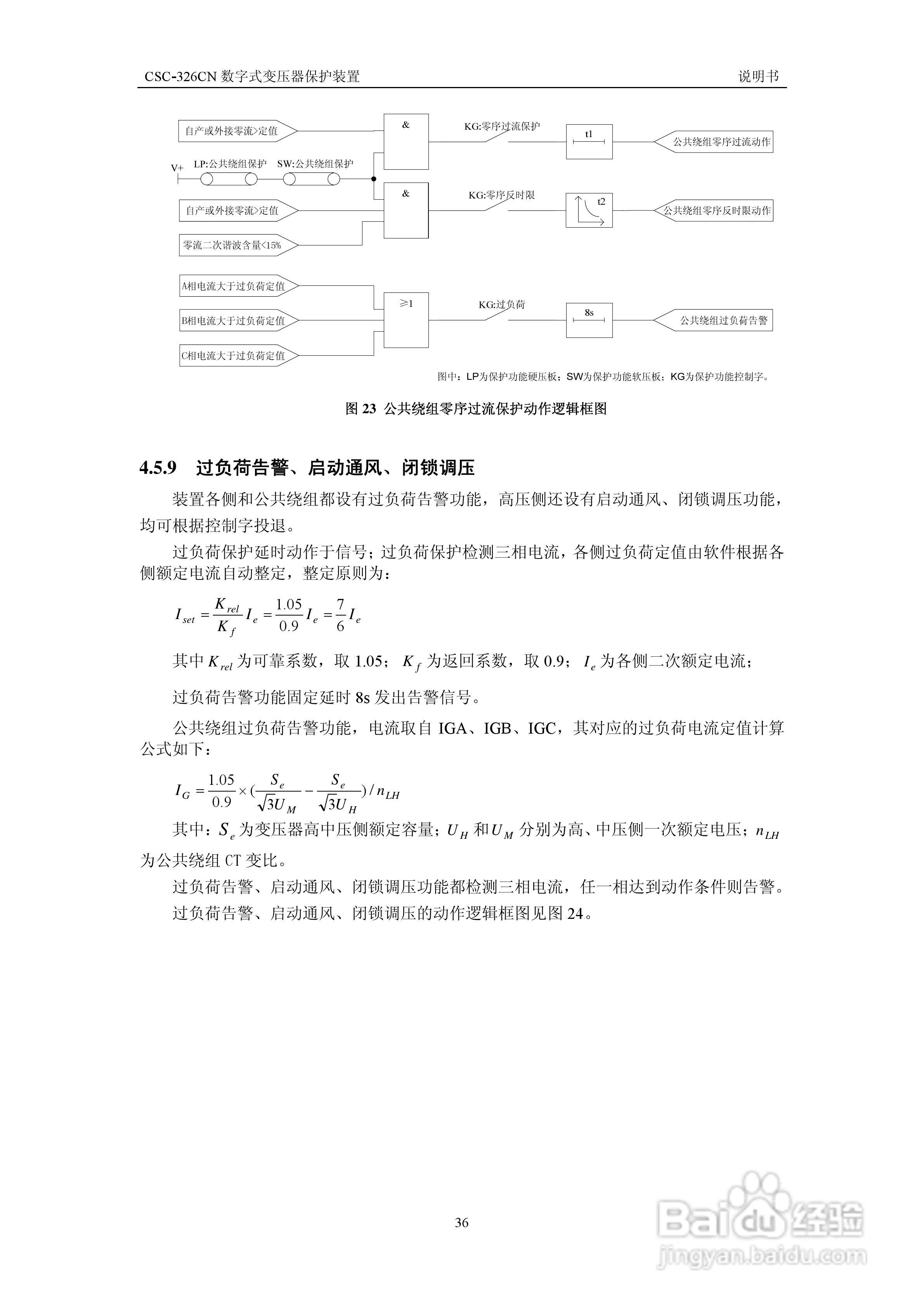 CSC-326CN数字式变压器保护装置说明书:[5]