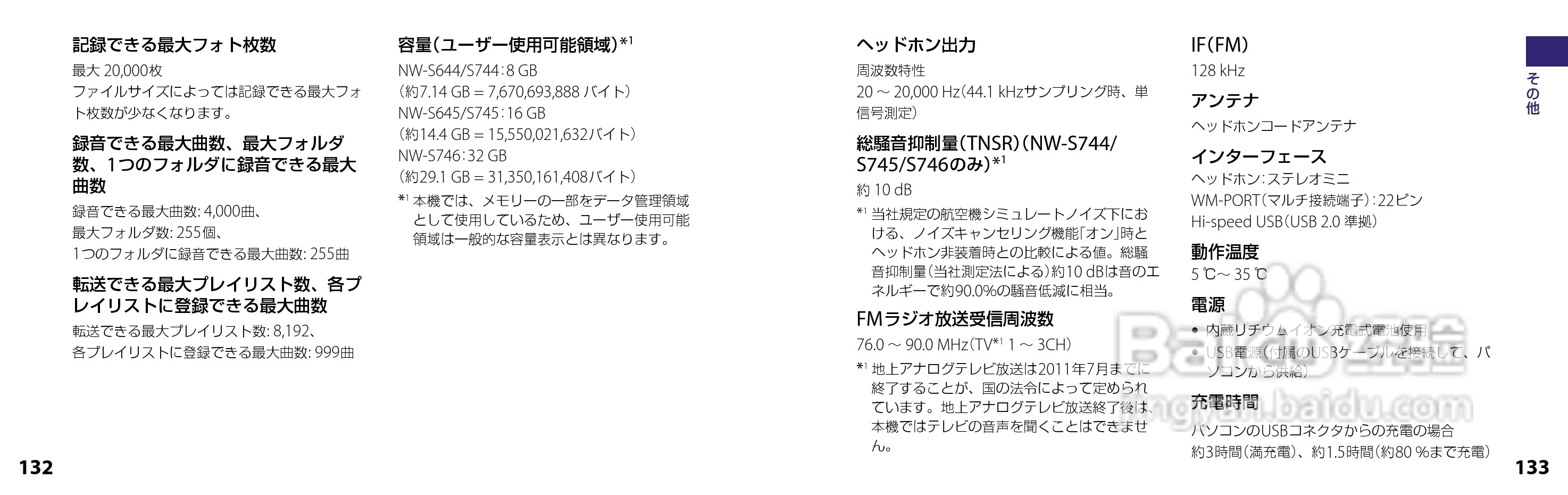 SONY NW-S644数码随身听说明书:[7]