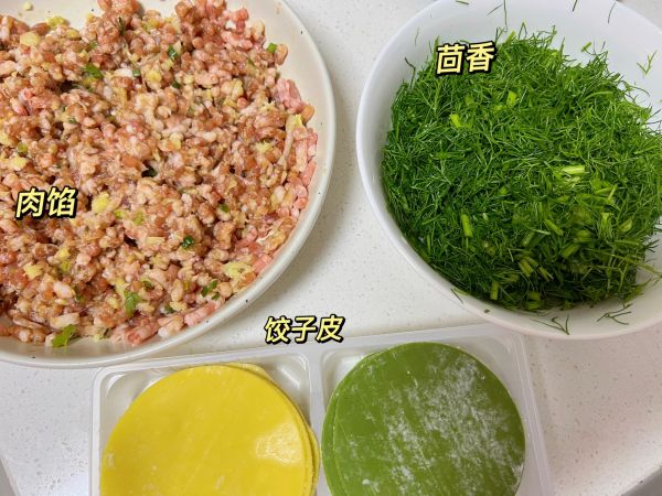 酥脆鲜香茴香锅贴