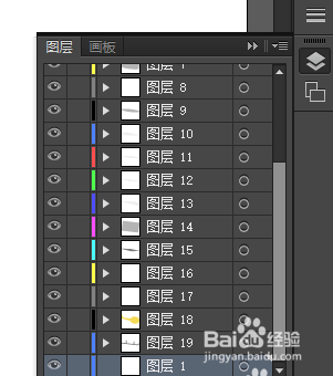 AI文件导入PS分层问题
