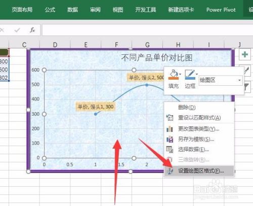 EXCEL散点图表如何设置图表背景怎么添加图片