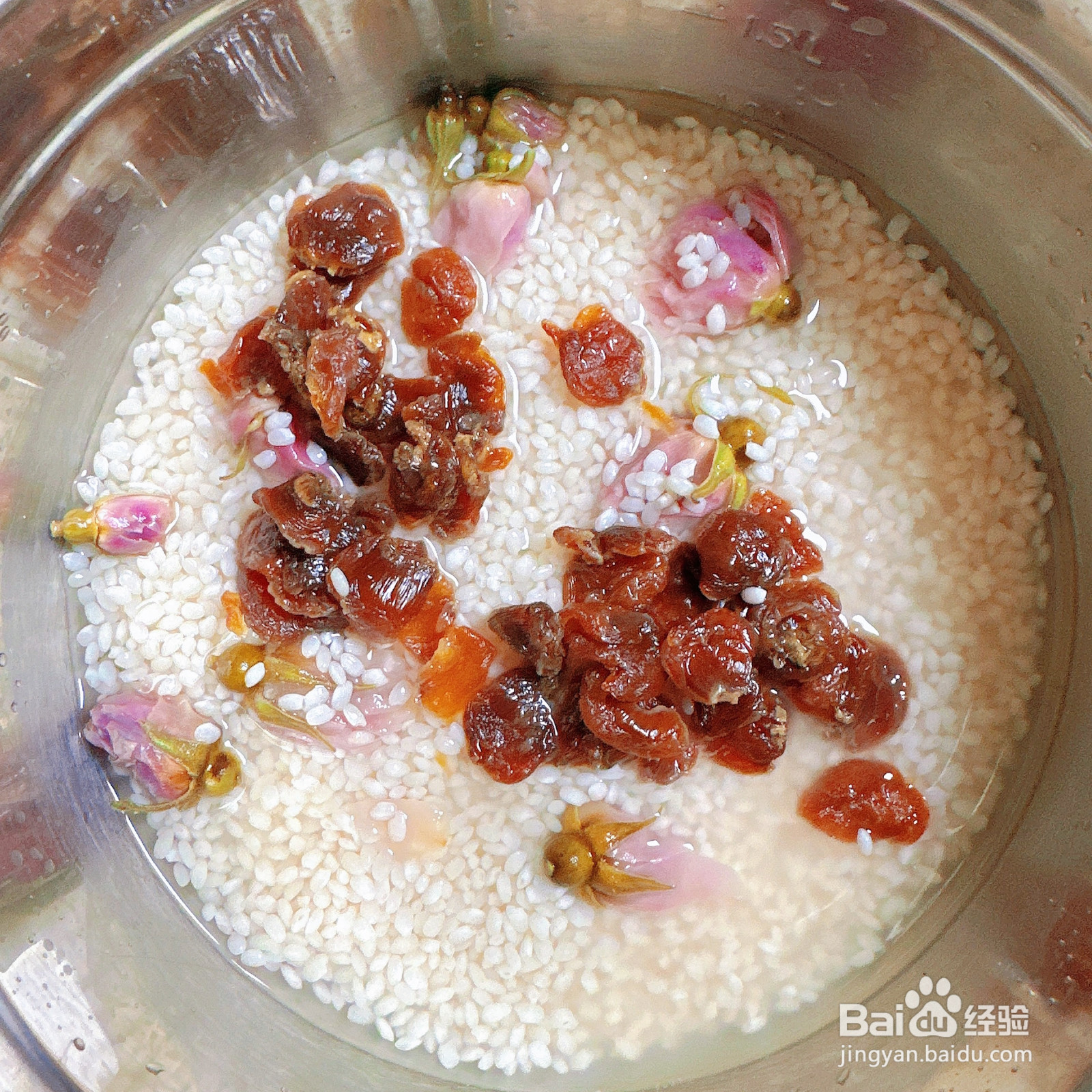 美容养颜玫瑰桂圆香粽的做法