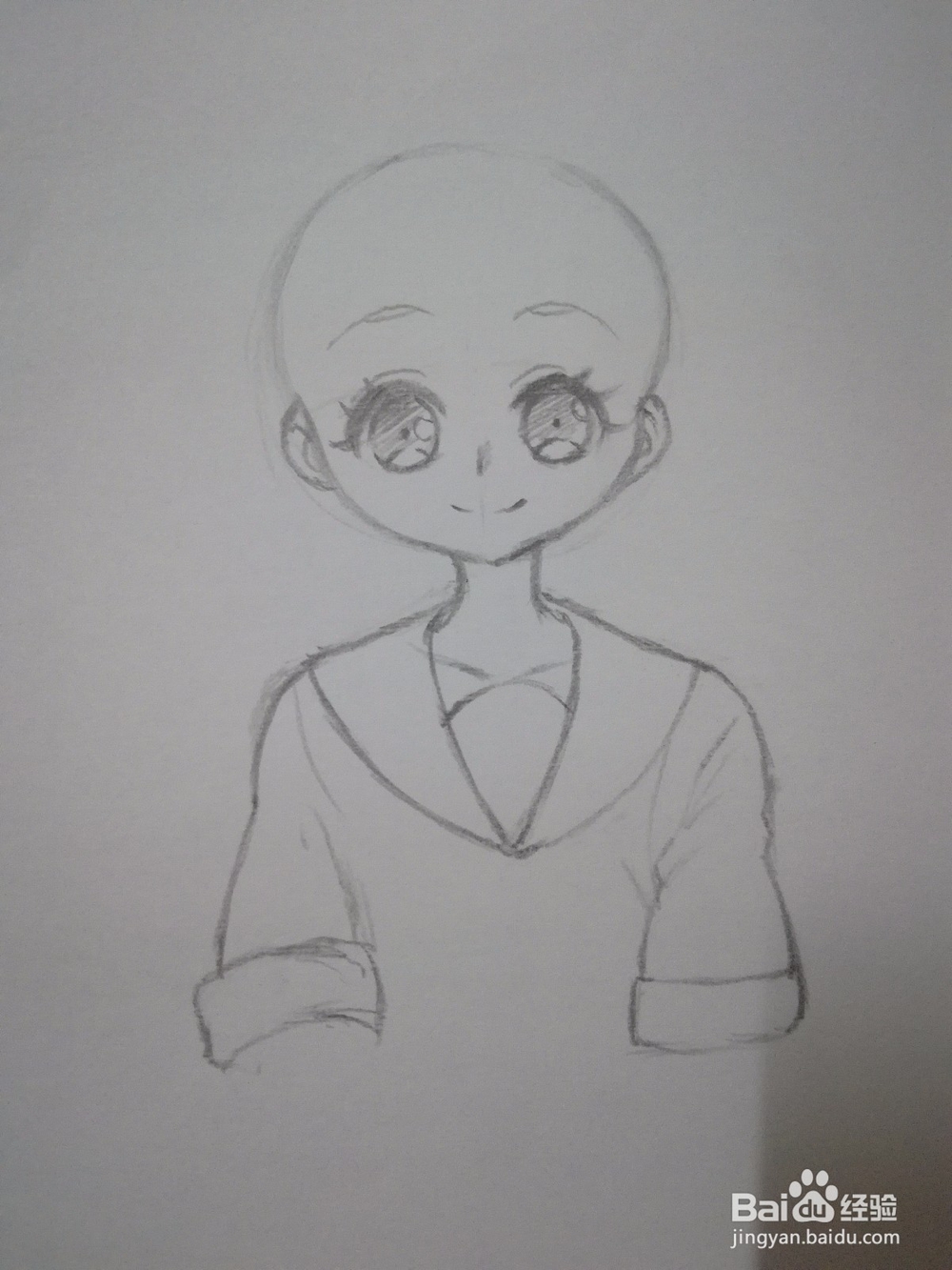 水手服漫画人物手绘自学教程