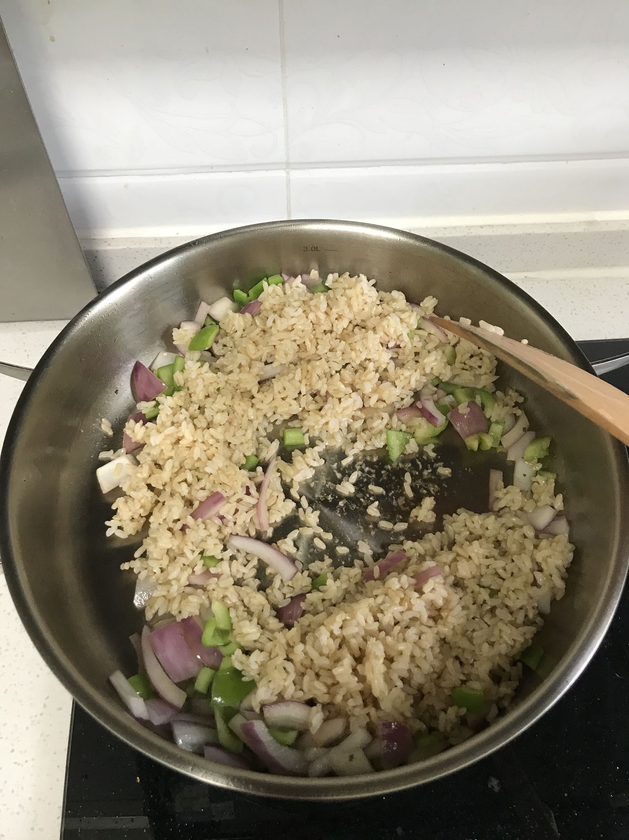 香煎鸡腿糙米饭,原来饭还可以做的这么美味!