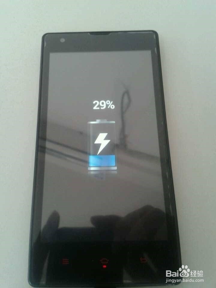 红米手机充电只闪显吗