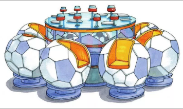 家具设计之主题餐厅家具手绘效果图表现