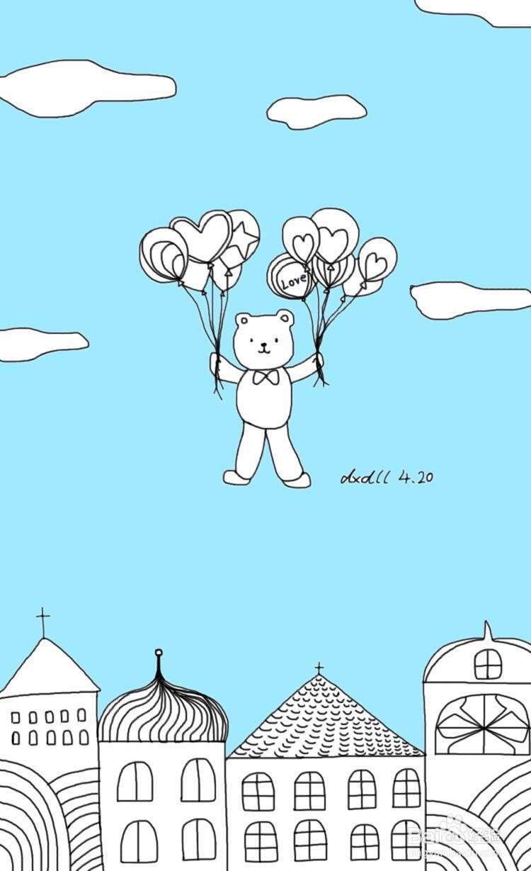 dxdll手绘之小熊