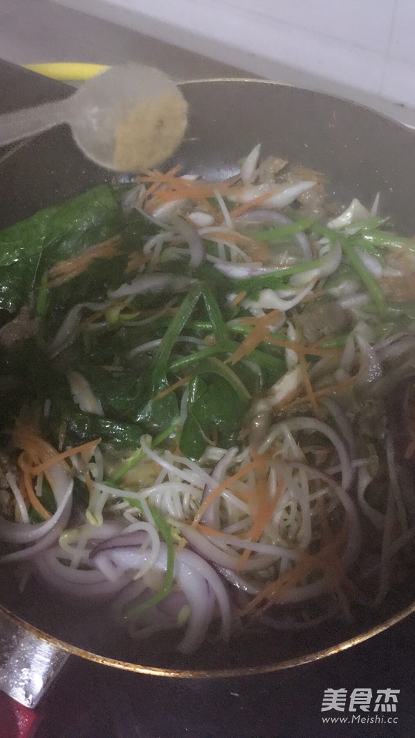 韩式拌杂菜的做法