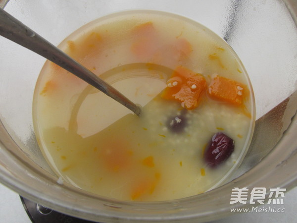 南瓜小米粥的做法