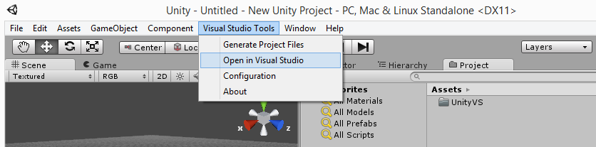 怎么样用VS2015直接调试unity3D