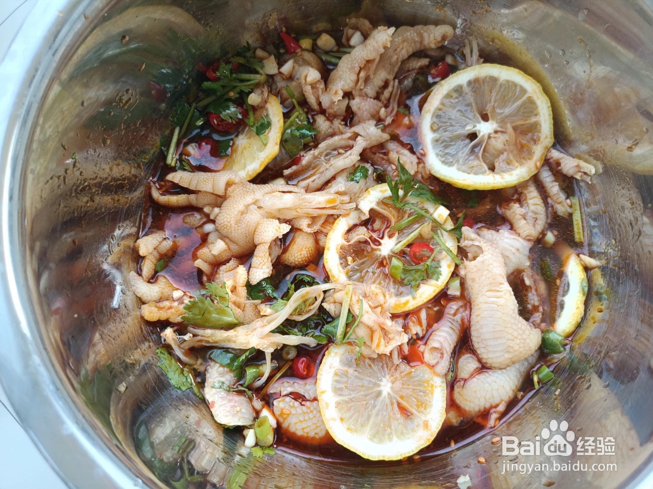 网红酸辣柠檬凤爪的做法