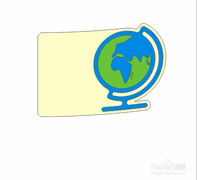 地球仪图片简笔画设计