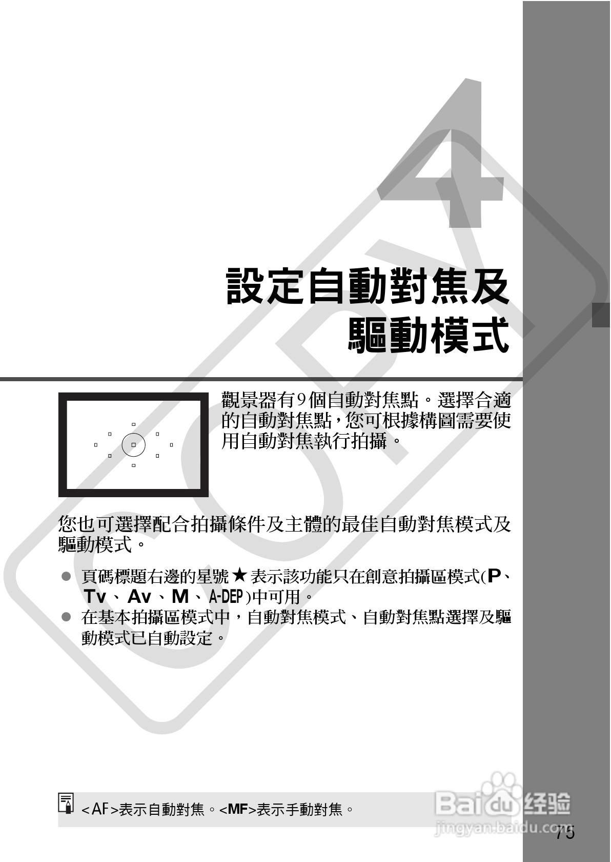 CANON EOS40D相机使用说明书:[8]