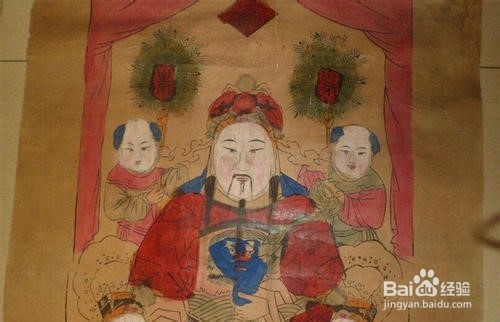 怎样粘贴年画