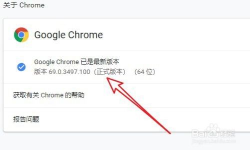 Chrome浏览器怎么样查看正式版本号