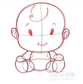 如何画婴儿(卡通)