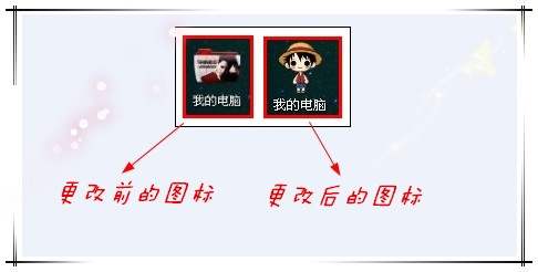 xp电脑如何更改电脑桌面的图标