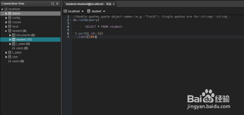 如何使用MongoDB客户端NoSQLBooster操作数据库
