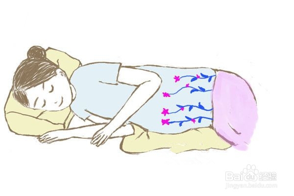如何巧用枕头帮助孕妇入眠