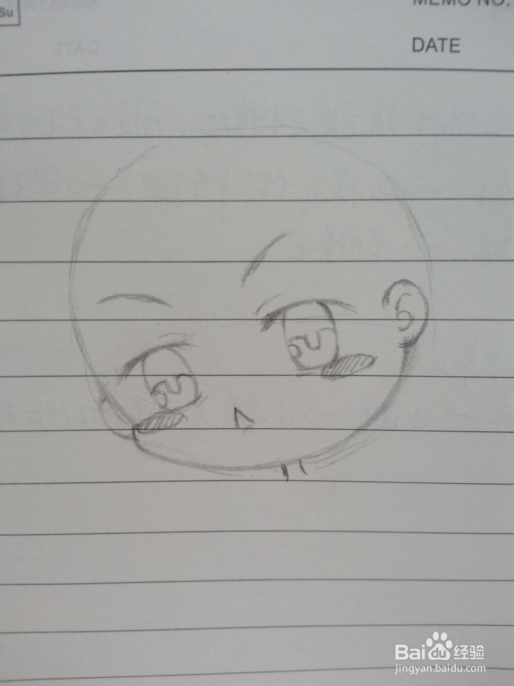 卡通Q版动漫人物头部画法