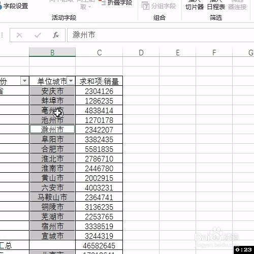 Excel数据透视表常用技巧：刷新后列宽不变