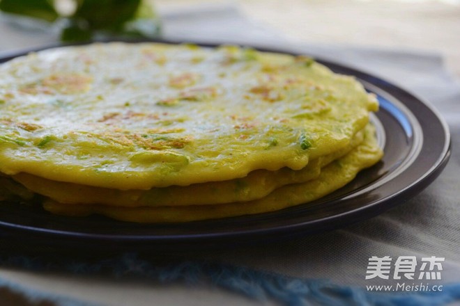 西葫芦鸡蛋软饼-10分钟轻松做早餐