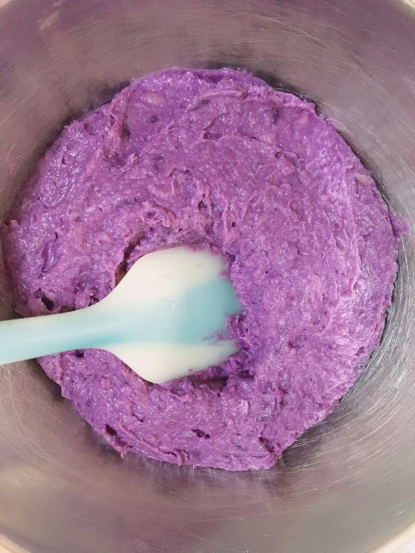 紫薯芋泥糯米饼