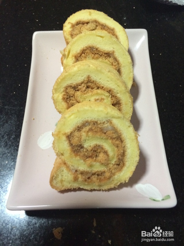 肉松蛋糕卷的做法