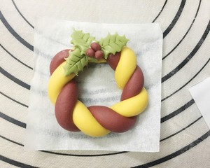教你做出“圣诞花环馒头”,好吃又营养!