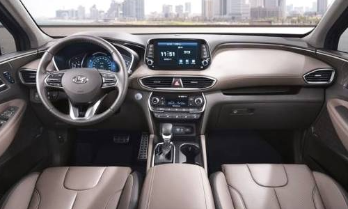 进口现代柴油全新胜达有没有座椅通风