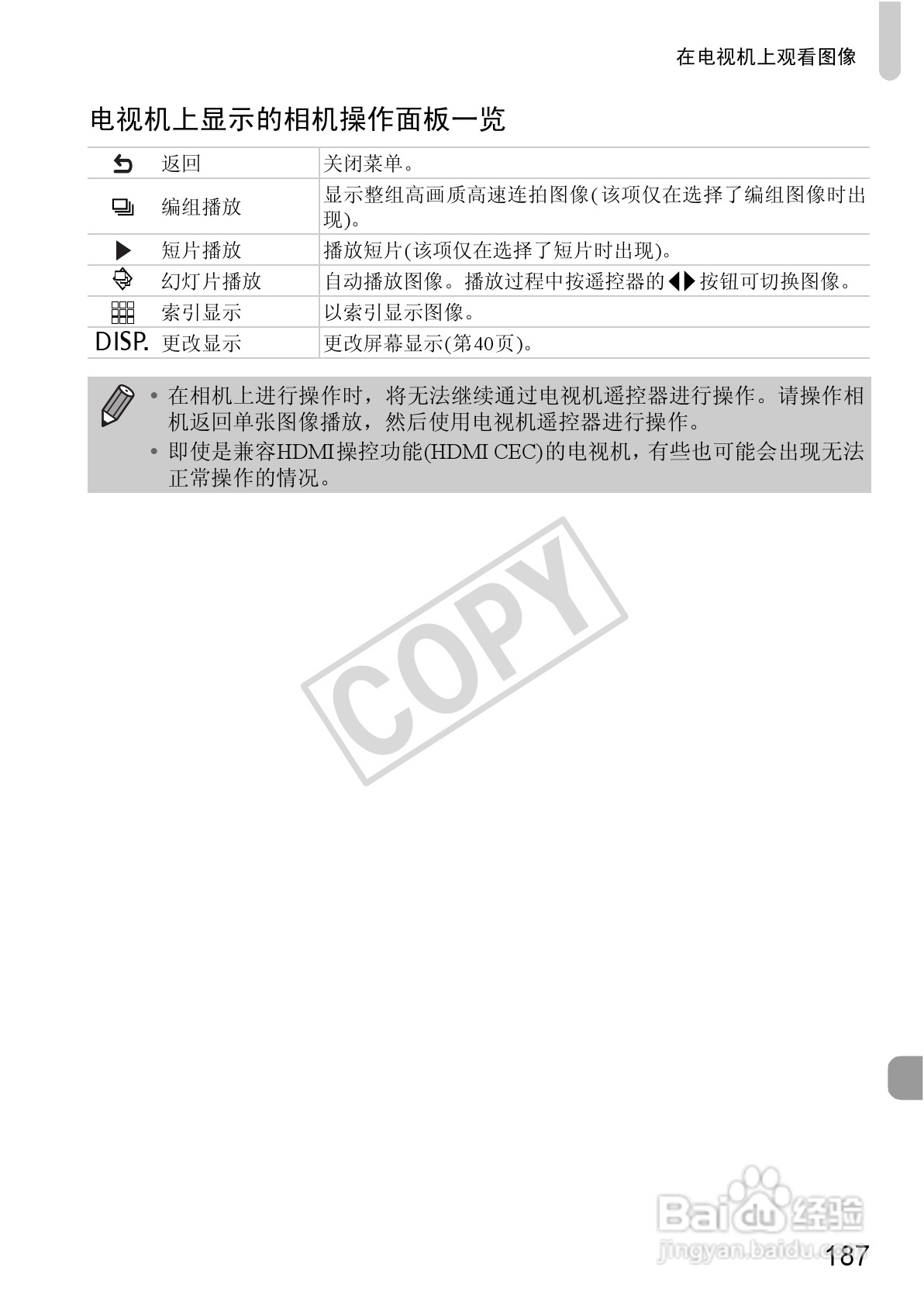 佳能Powershot S100V数码相机使用说明书:[19]