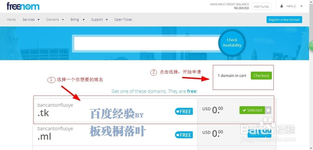 教你申请免费.tk,.ml,.cf,.gq,.ga顶级域名。