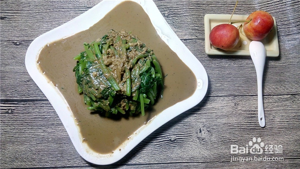 家常凉菜：麻酱蒿子杆