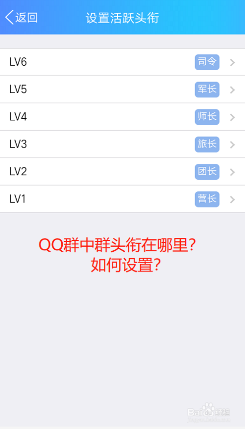QQ群中群头衔在哪里？如何设置？