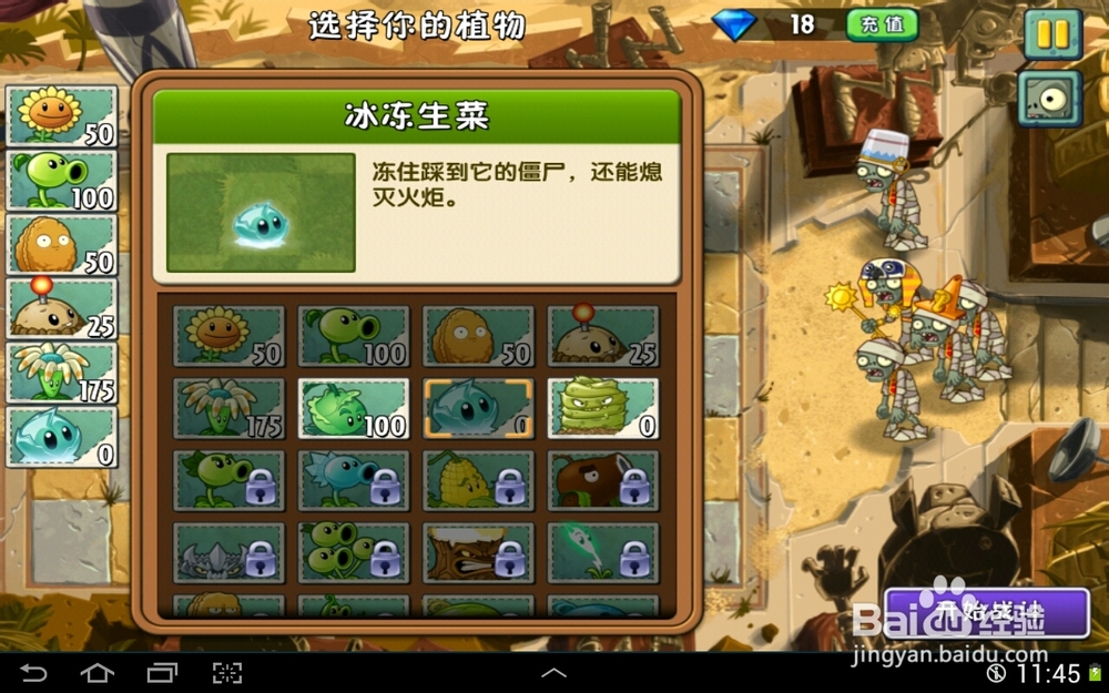 植物大战僵尸2神秘埃及第三天一星