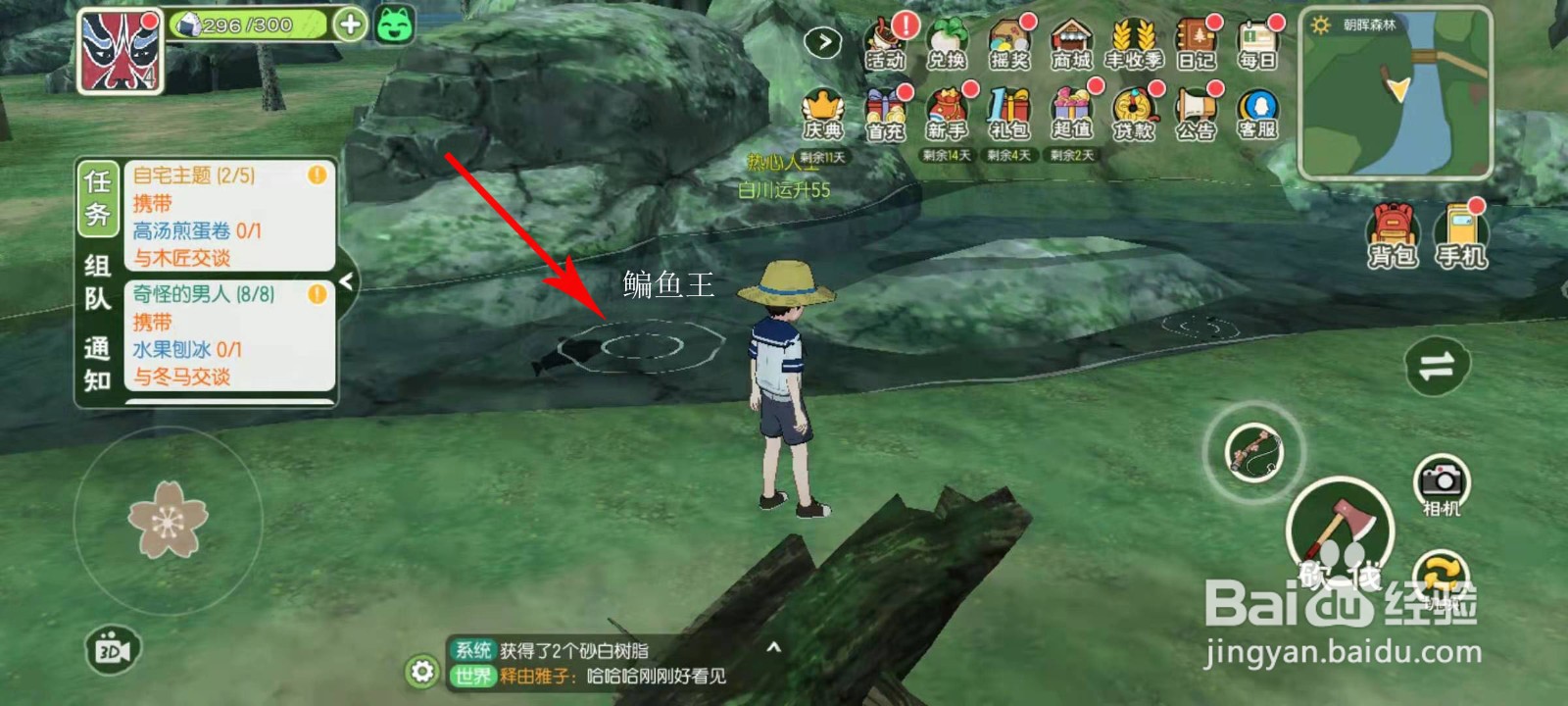 小森生活鳊鱼王怎么钓