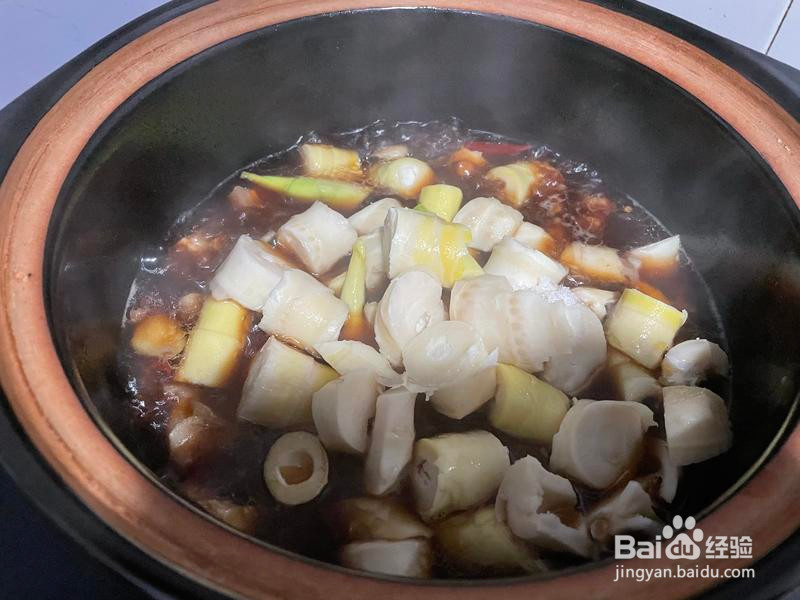 经典春笋烧肉的做法