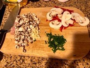 蘑菇鸡肉糕的做法