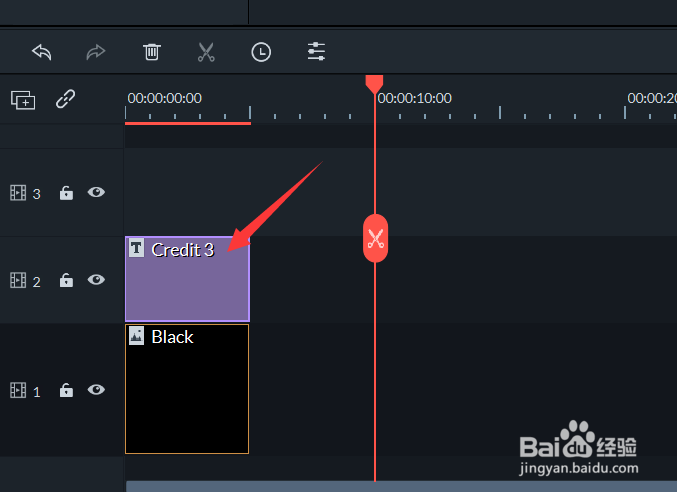 万兴喵影filmora如何制作镂空文字？